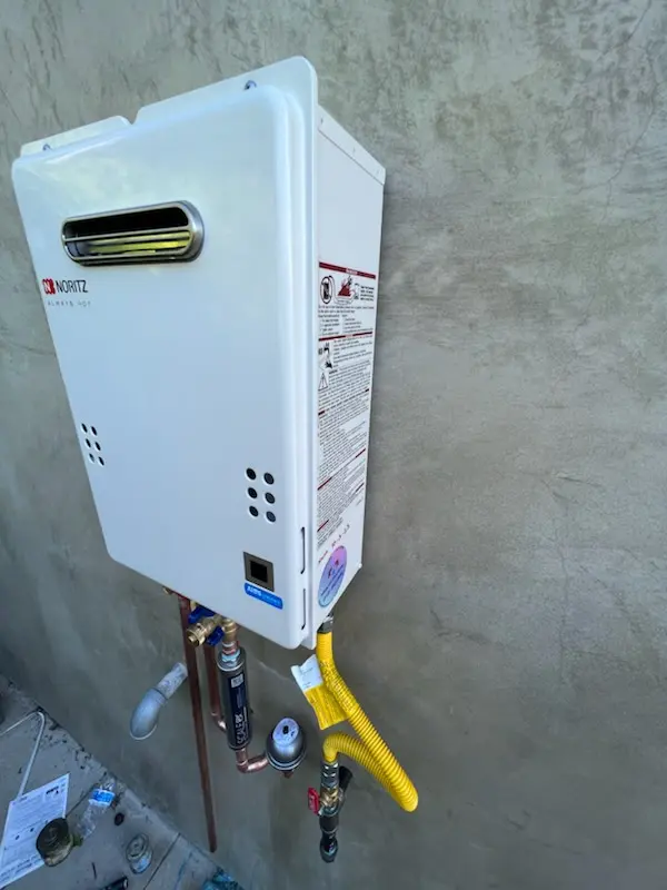 Tankless water heater installation for Manor homes